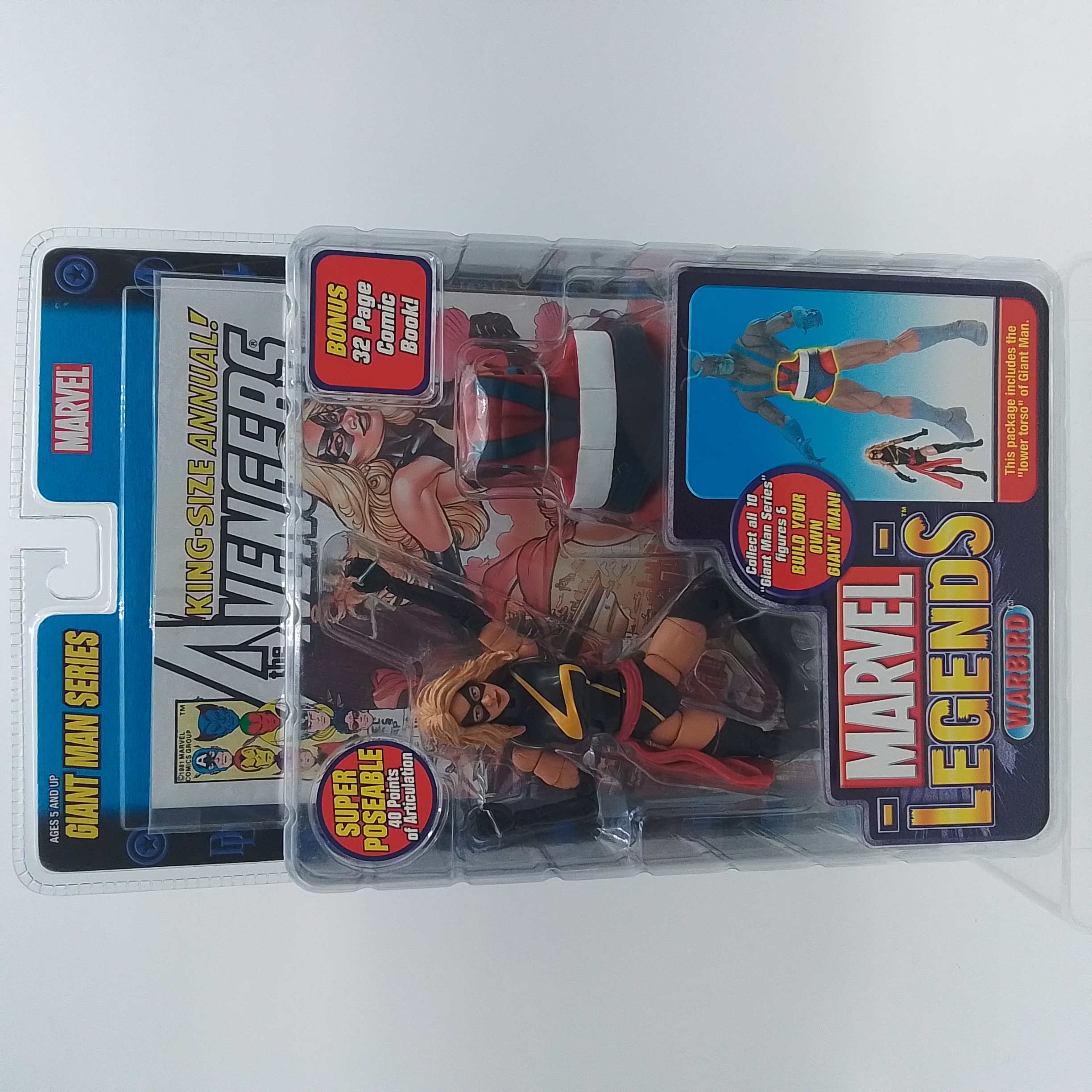 TOY BIZ MARVEL LEGENDS WARBIRD CON BAF