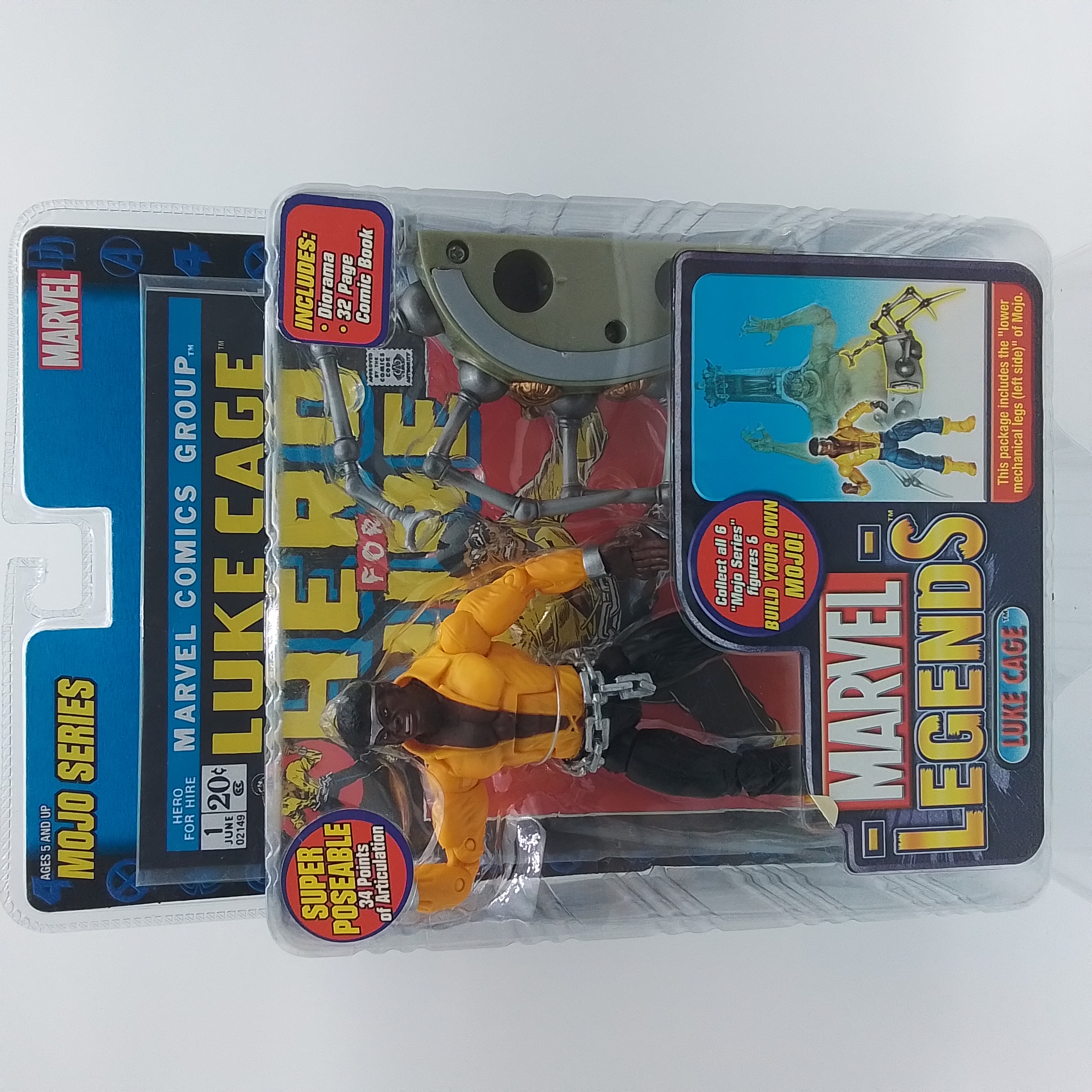 TOY BIZ MARVEL LEGENDS LUKE CAGE CON BAF 