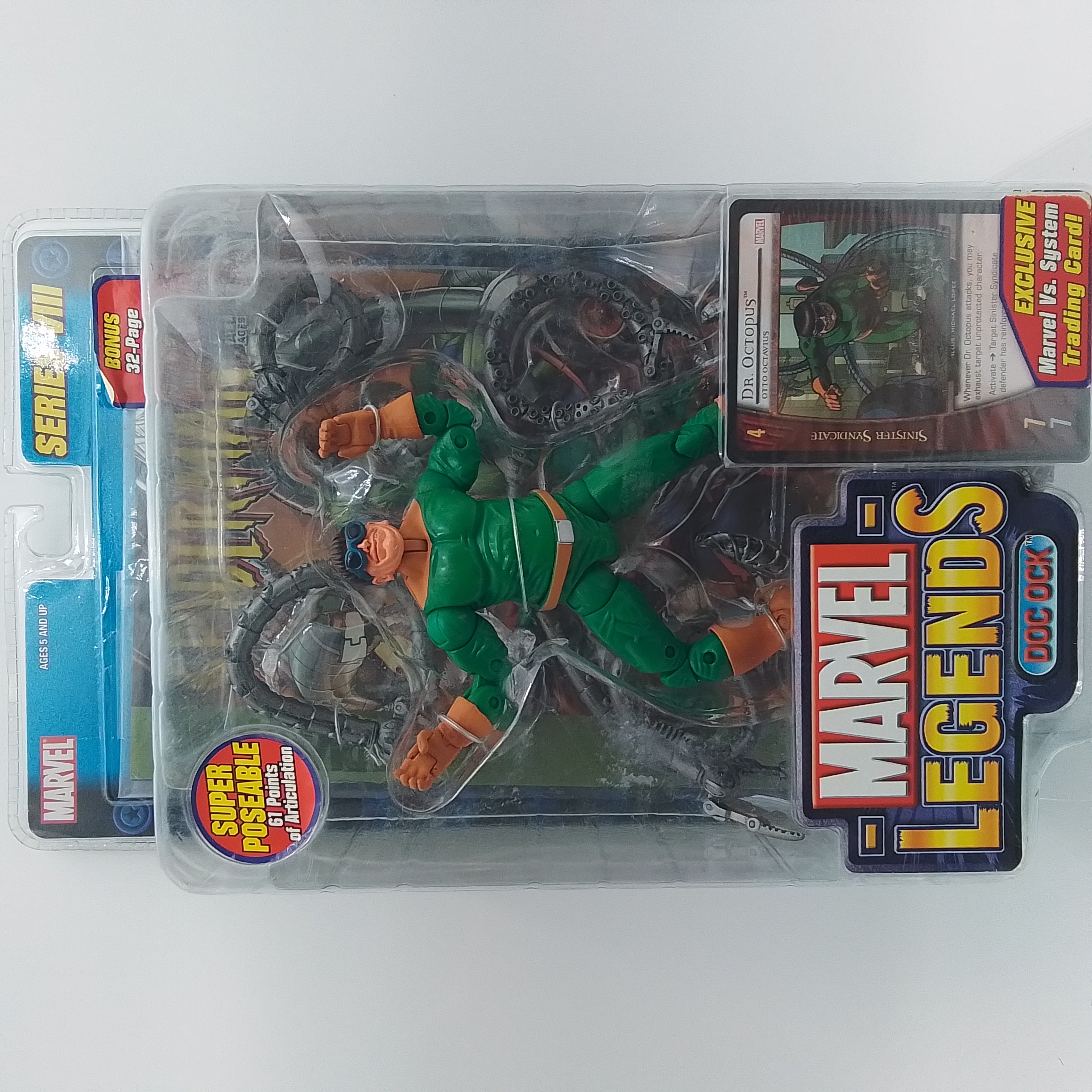 TOY BIZ MARVEL LEGENDS  DOC OCK CON TRADING CARD