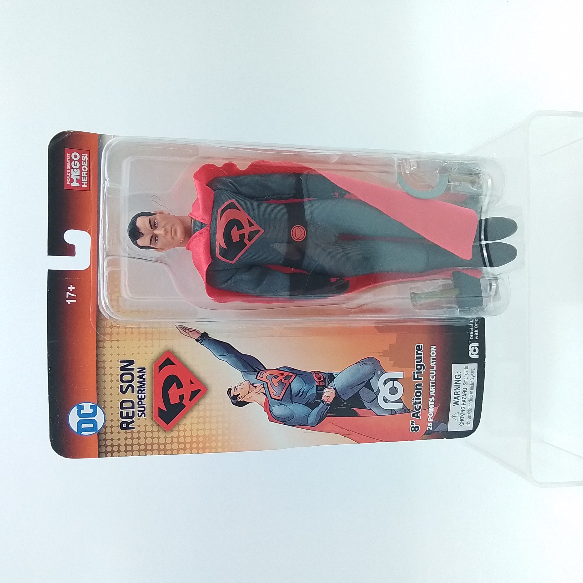 MEGO DC RED SON SUPERMAN LIMITED EDITION 