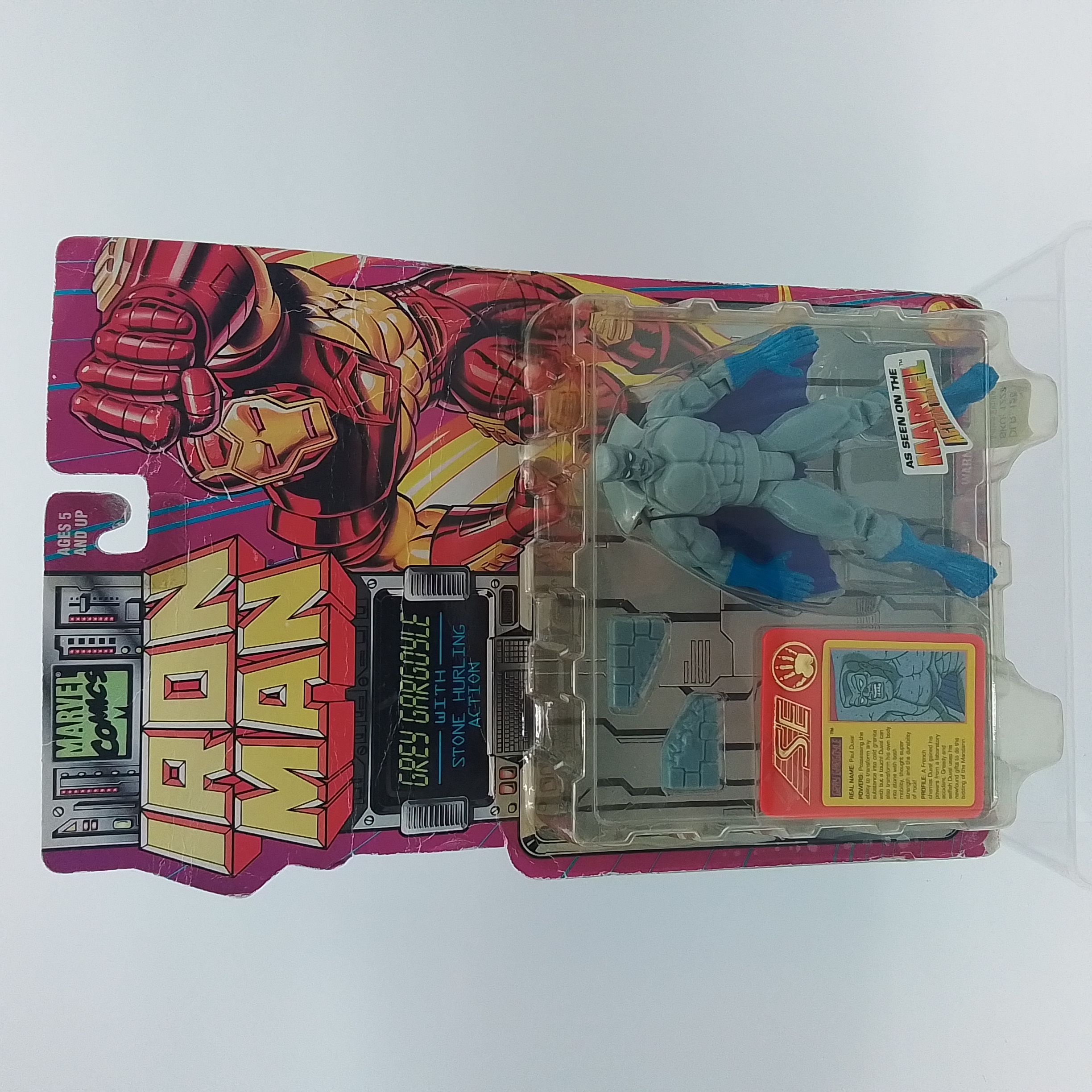 TOY BIZ MARVEL COMICS IRONMAN GREY GARGOYLE
