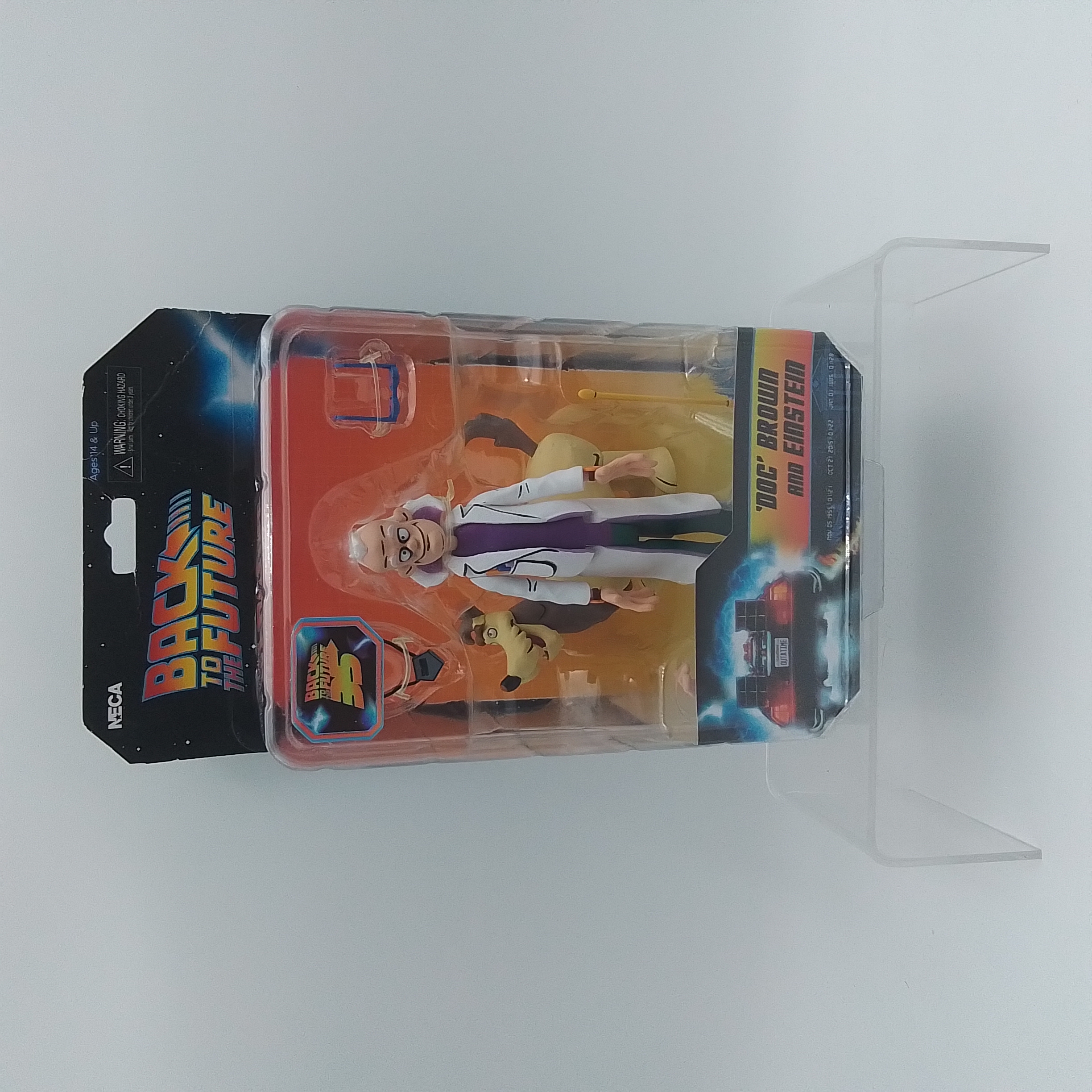 NECA BACK TO THE FUTURE 'DOC' BROWN AND EINSTEIN 