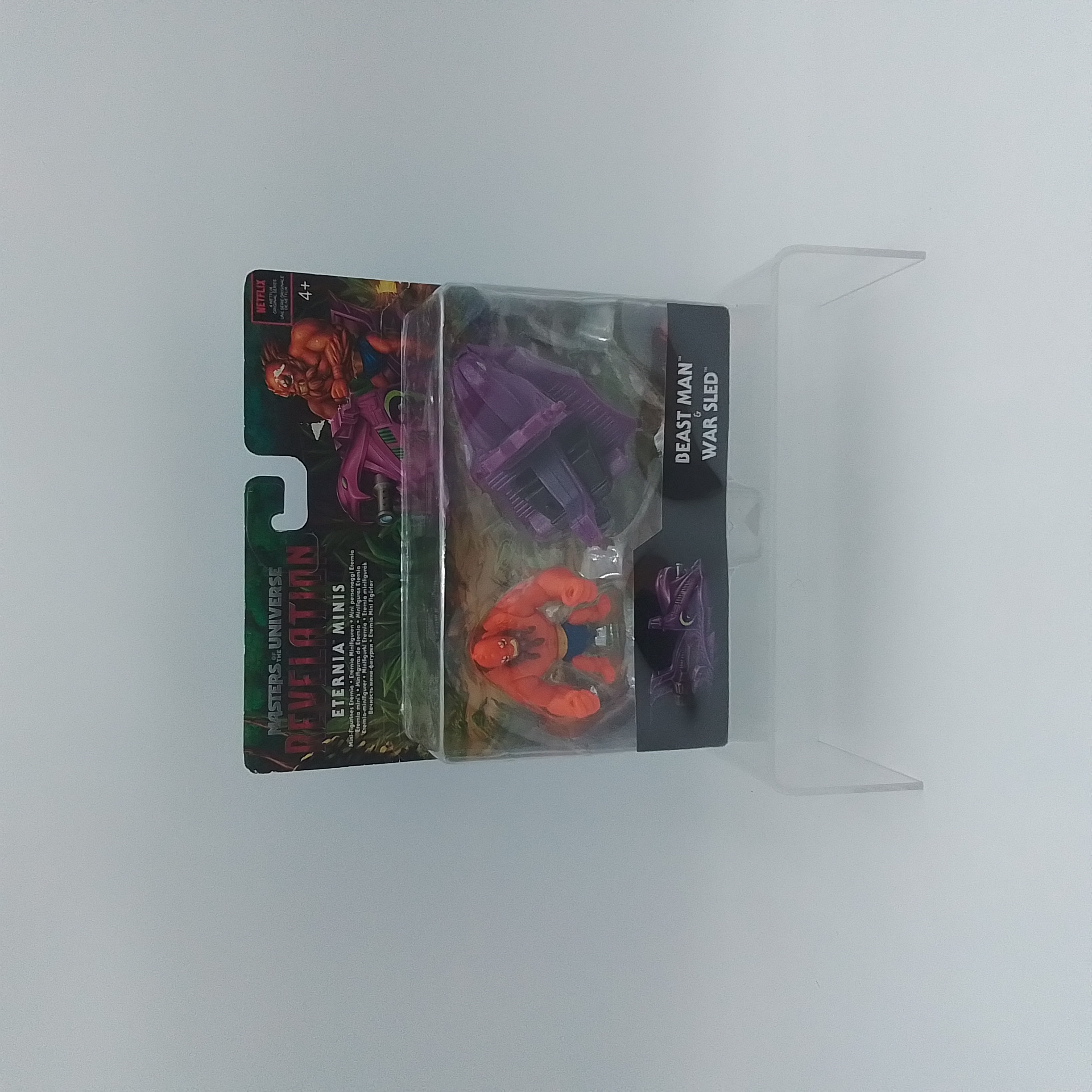 MATTEL MASTERS OF THE UNIVERSE REVELATION BEAST MAN AND WAR SLED