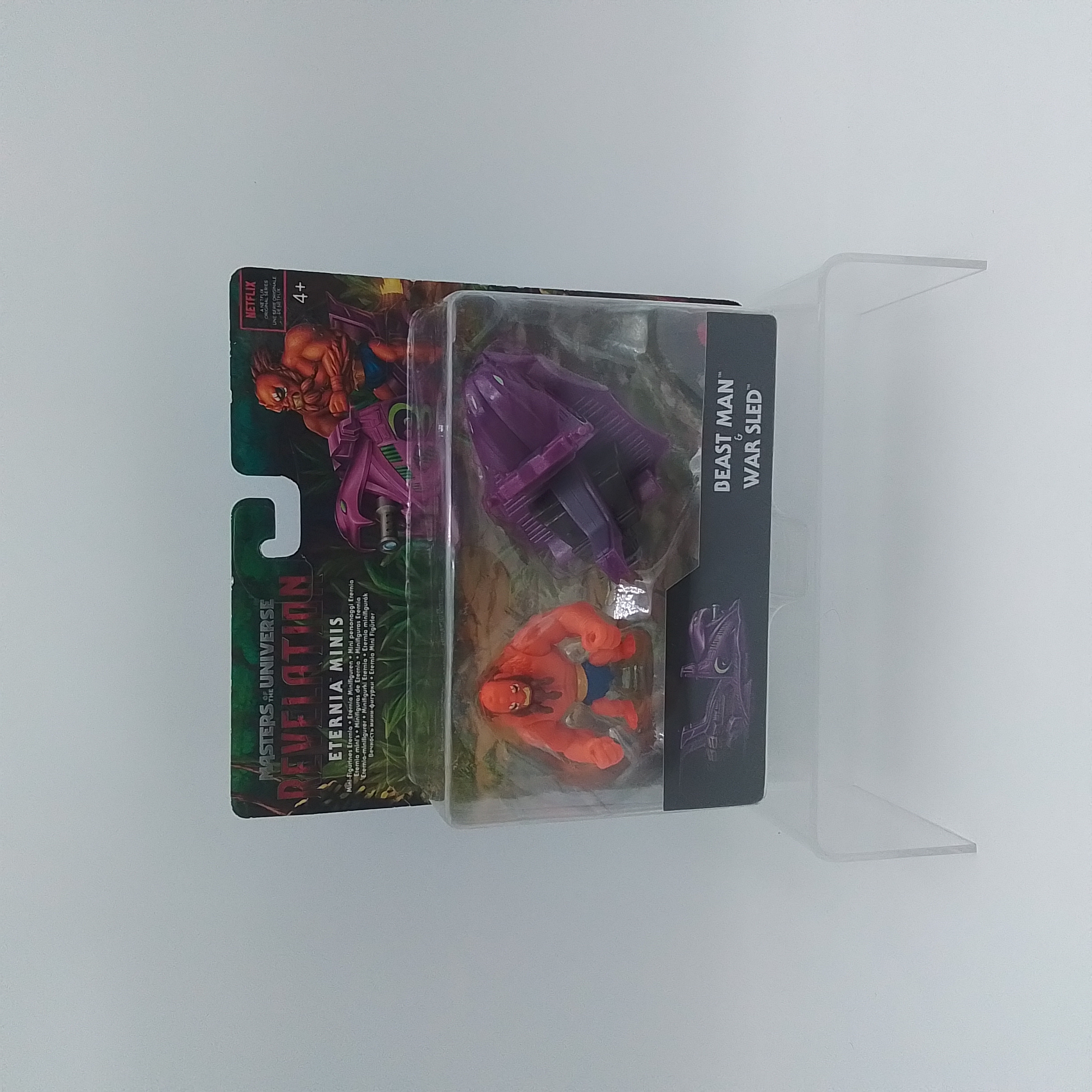 MATTEL MASTERS OF THE UNIVERSE REVELATION BEAST MAN AND WAR SLED