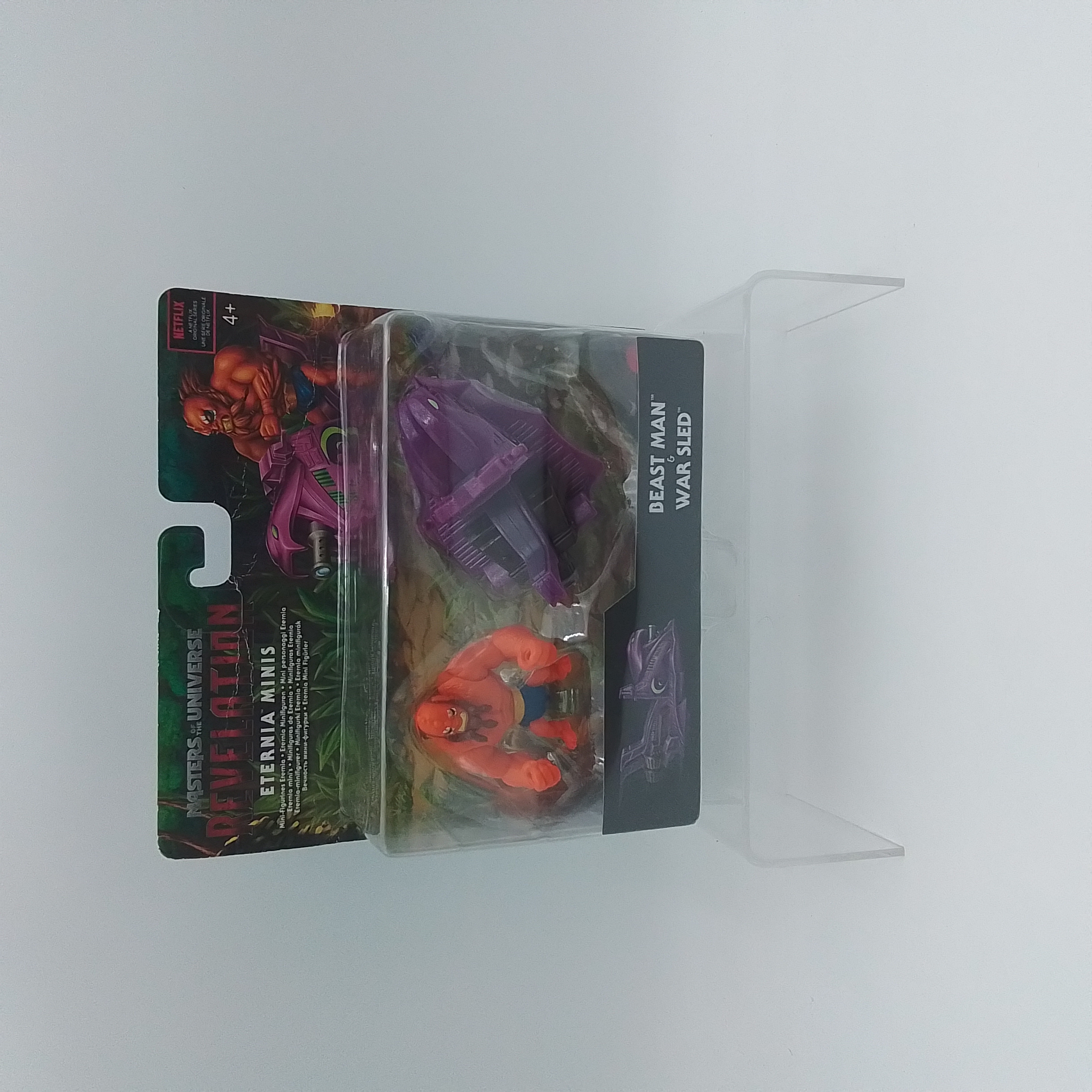 MATTEL MASTERS OF THE UNIVERSE REVELATION BEAST MAN AND WAR SLED