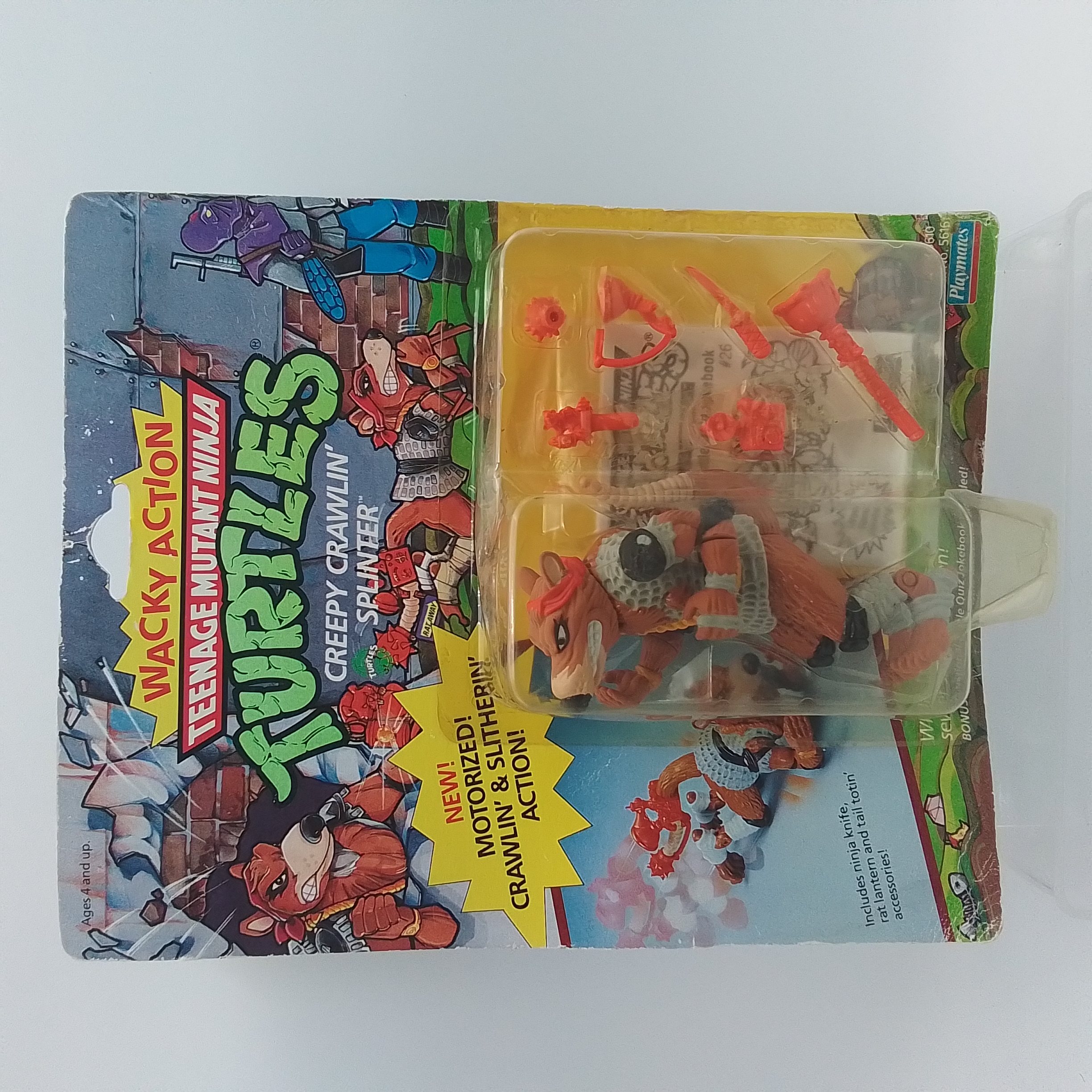 PLAYMATES TOYS TEENAGE MUTANT NINJA TURTLES CREEPY CRAWLIN' SPRINTER 