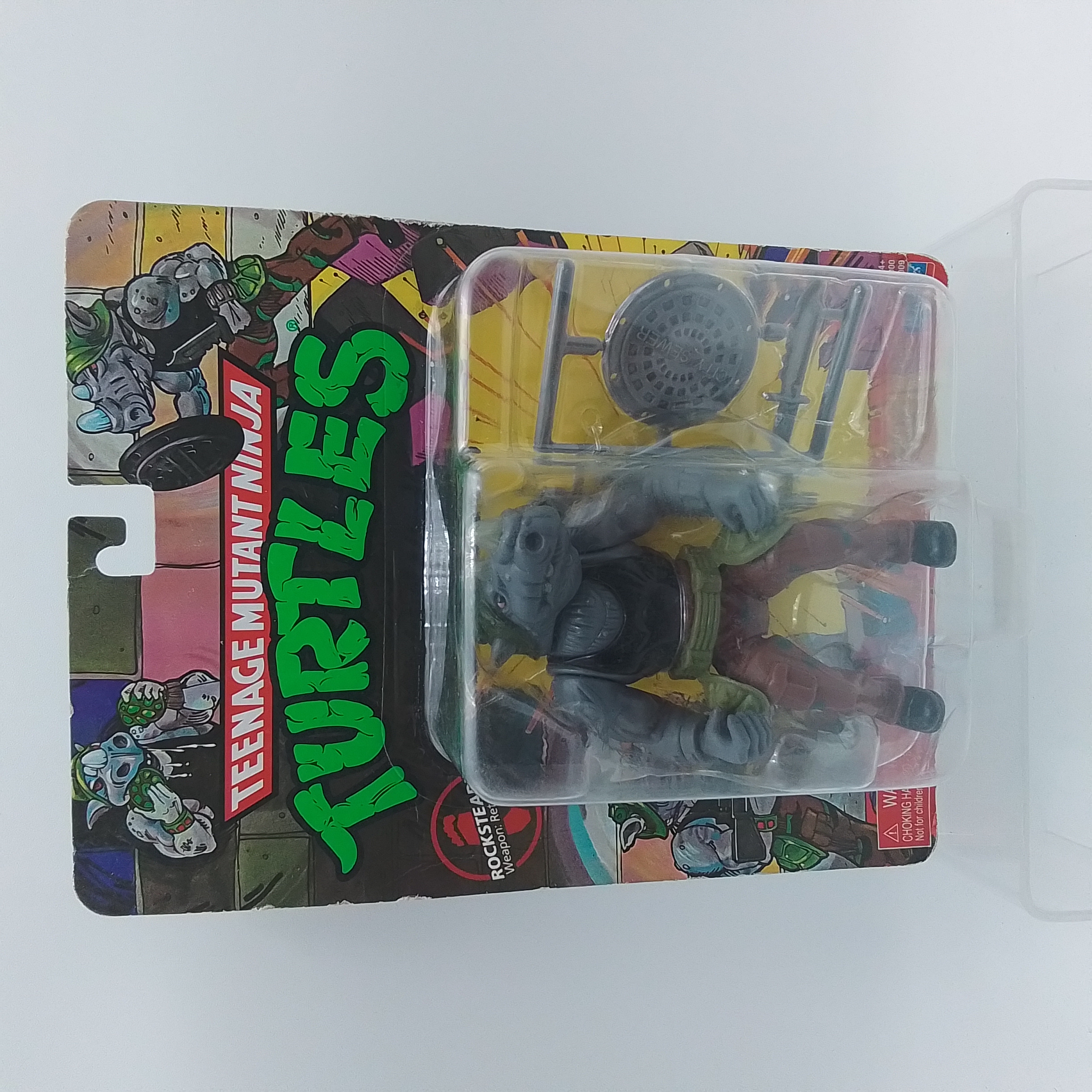 PLAYMATES TOYS TEENAGE MUTANT NINJA TURTLES ROCKSTEADY