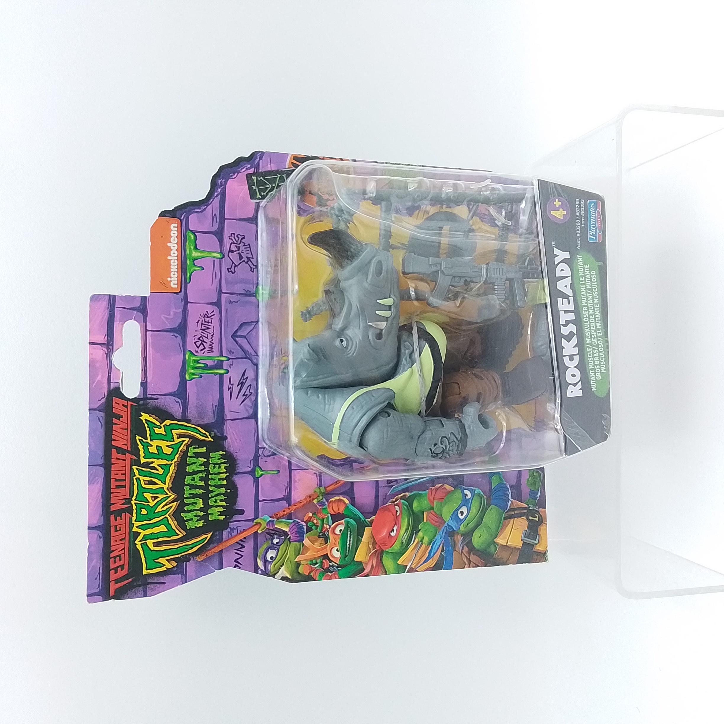 PLAYMATES TOYS TEENAGE MUTANT NINJA TURTLES ROCKSTEADY
