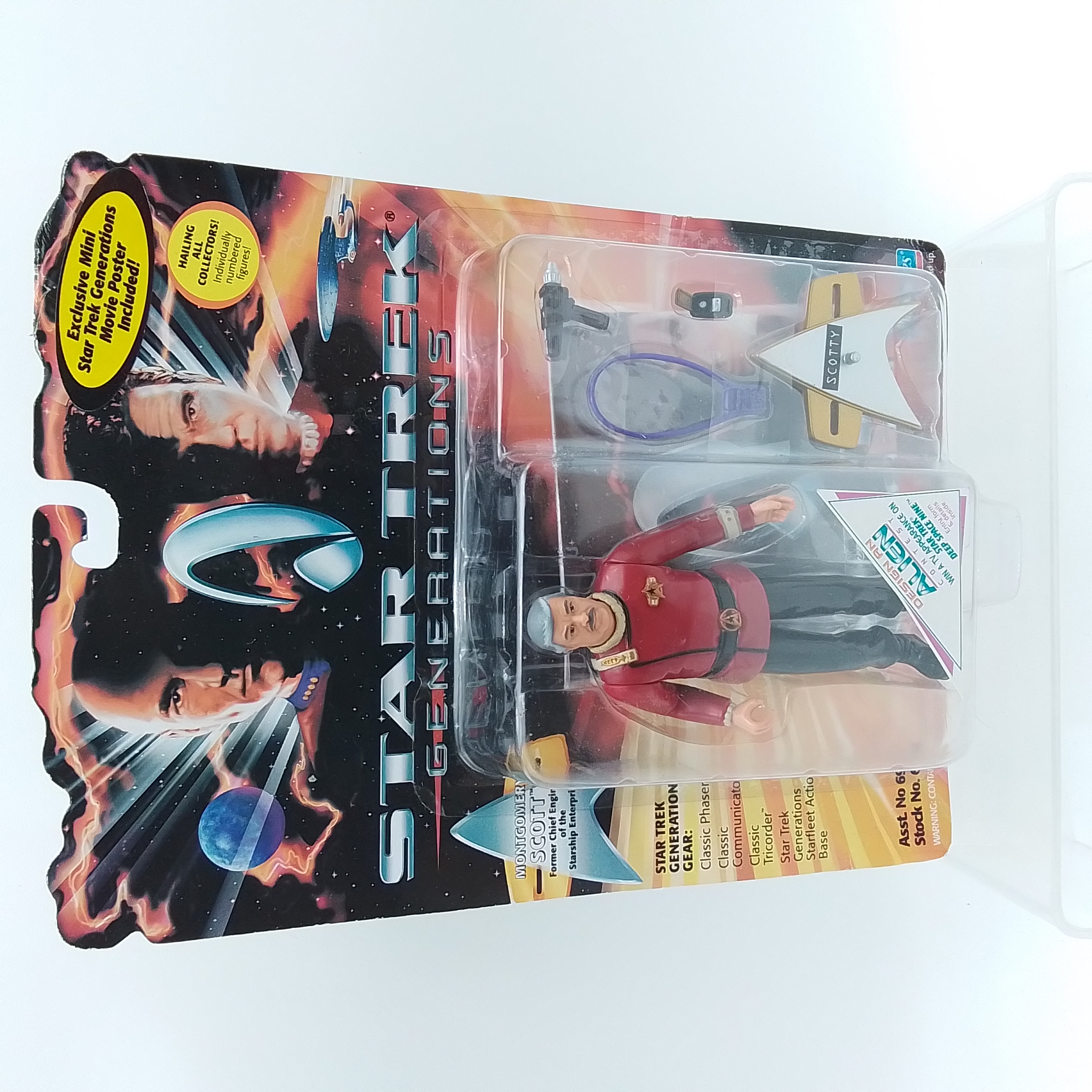 PLAYMATES TOYS STAR TREK GENERATIONS MONTGOMERY SCOTT