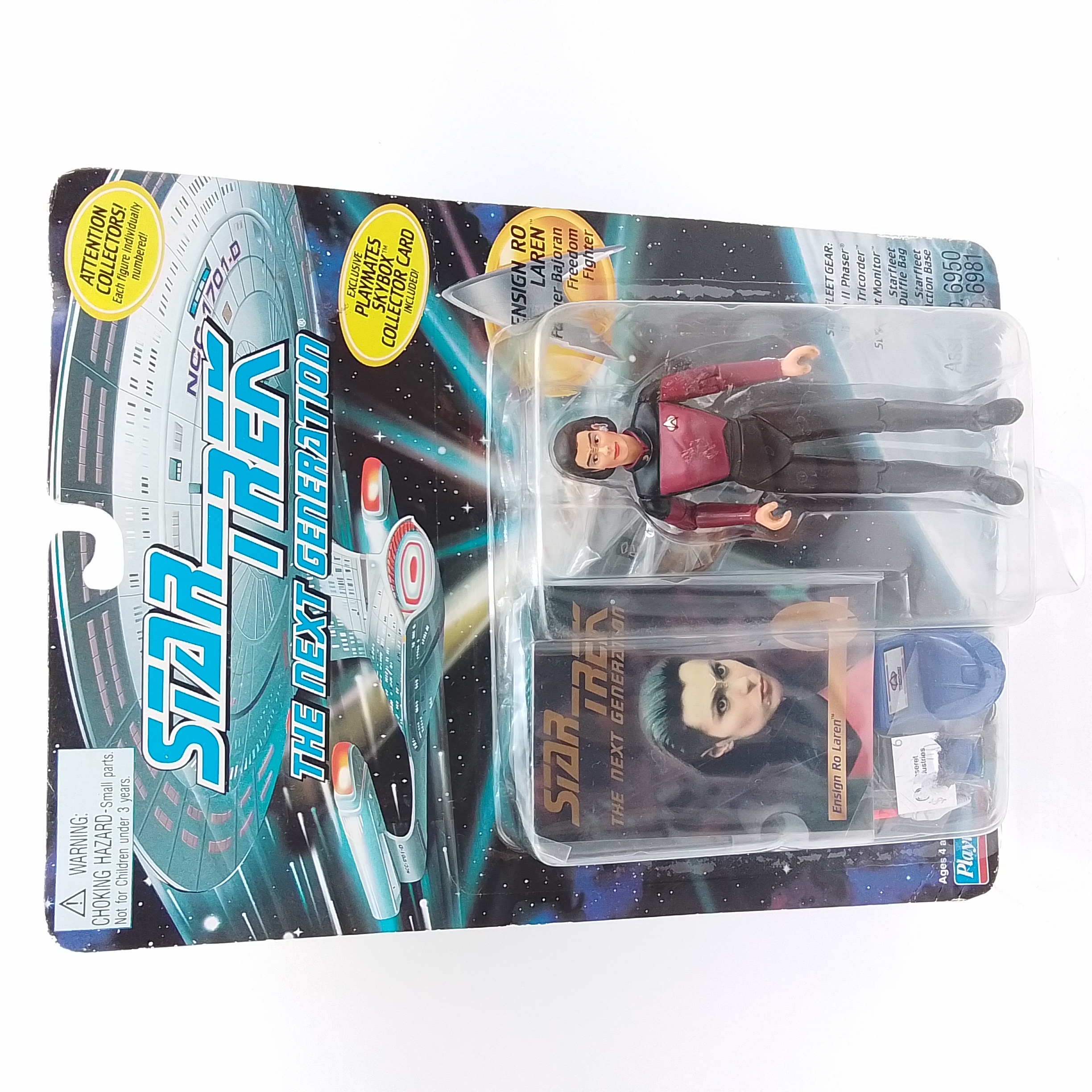 PLAYMATES TOYS STAR TREK THE NEXT GENERATION ENSIGN RO LAREN