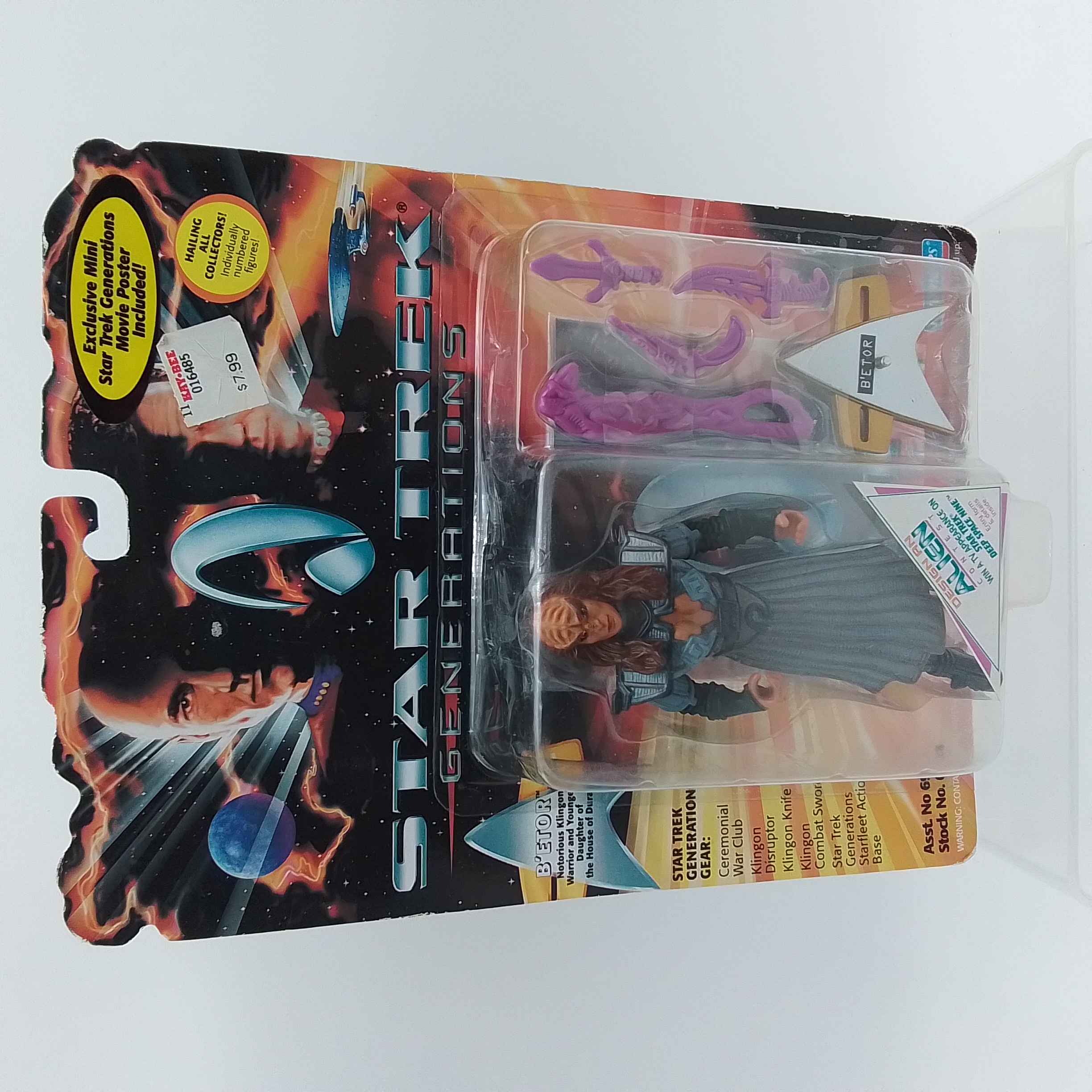 PLAYMATES TOYS STAR TREK GENERATIONS B'ETOR