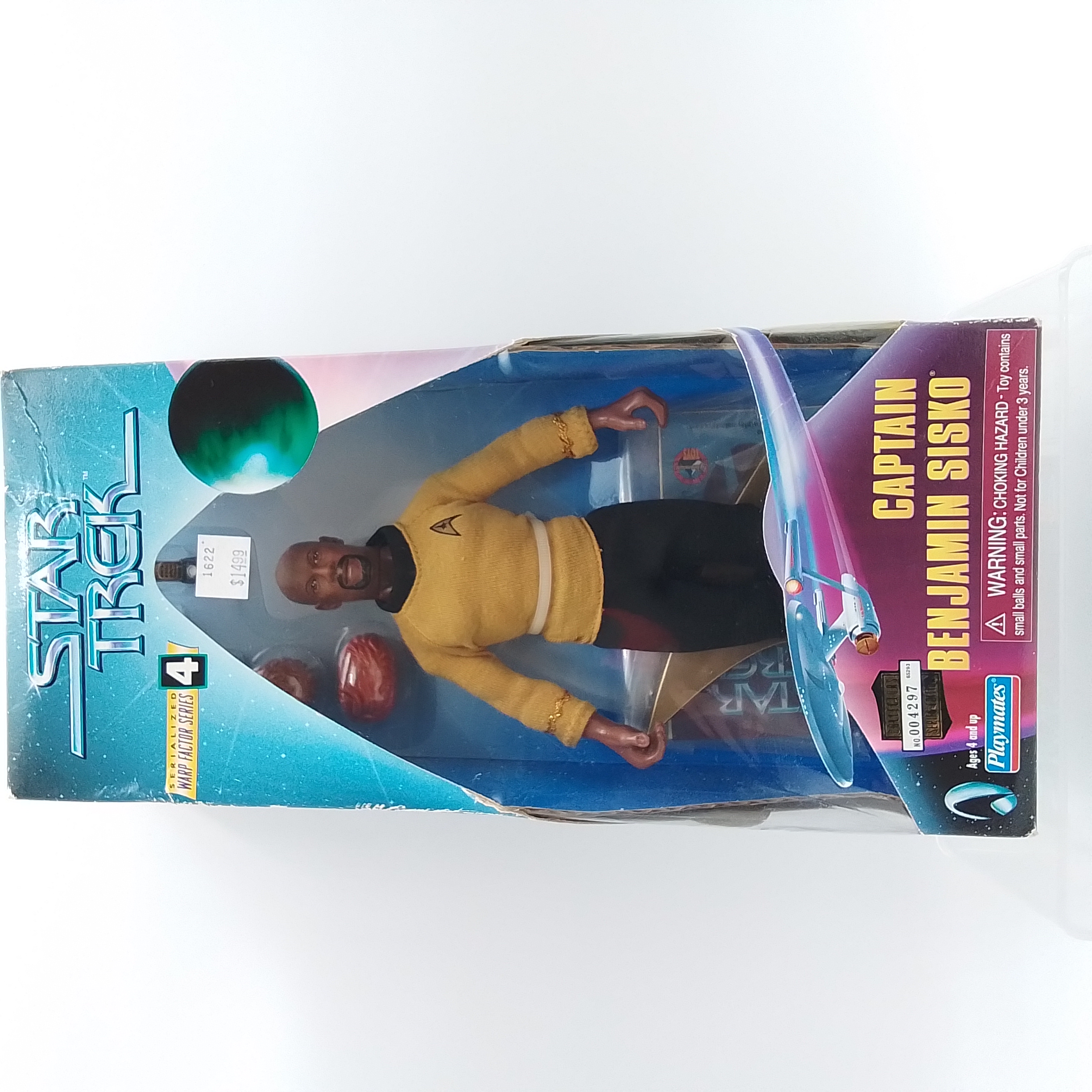 PLAYMATES TOYS STAR TREK CAPTAIN BENJAMIN SISKO