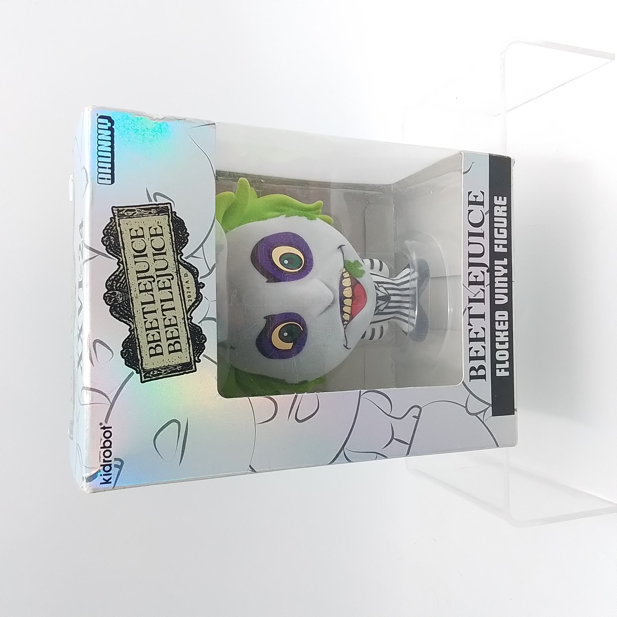KIDROBOT BEETLEJUICE FLOCKED VINYL FIGURE