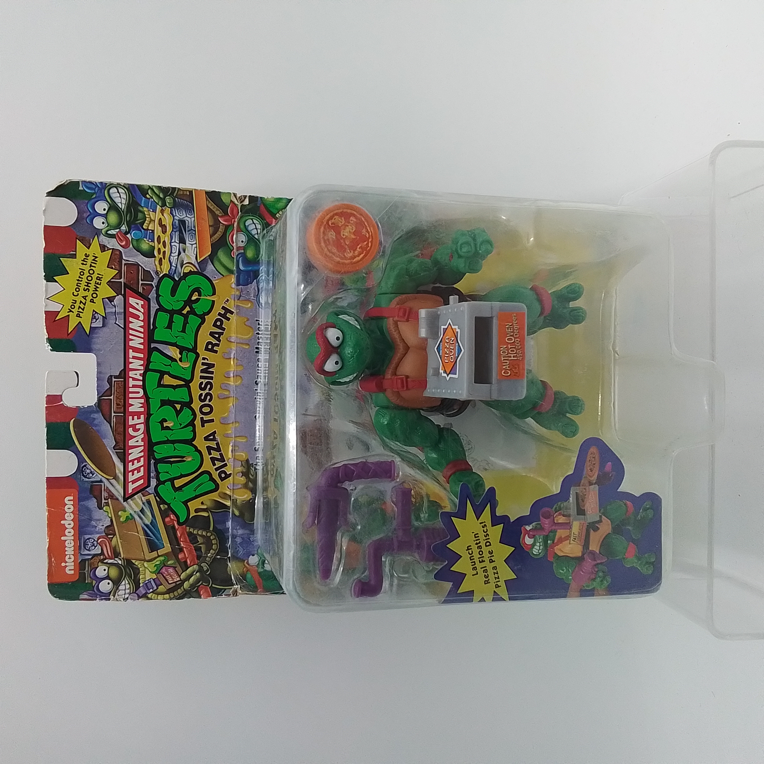 PLAYMATES TOYS TEENAGE MUTANT NINJA TURTLES PIZZA TOSSIN' RAPH